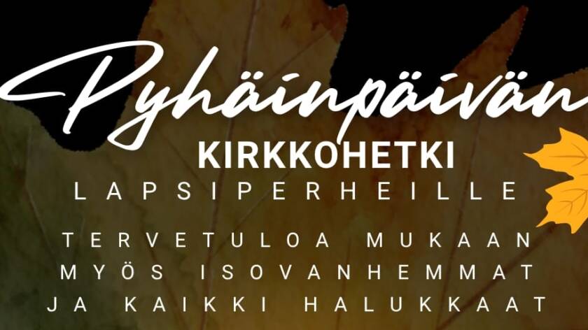 Kirkkohetken mainos