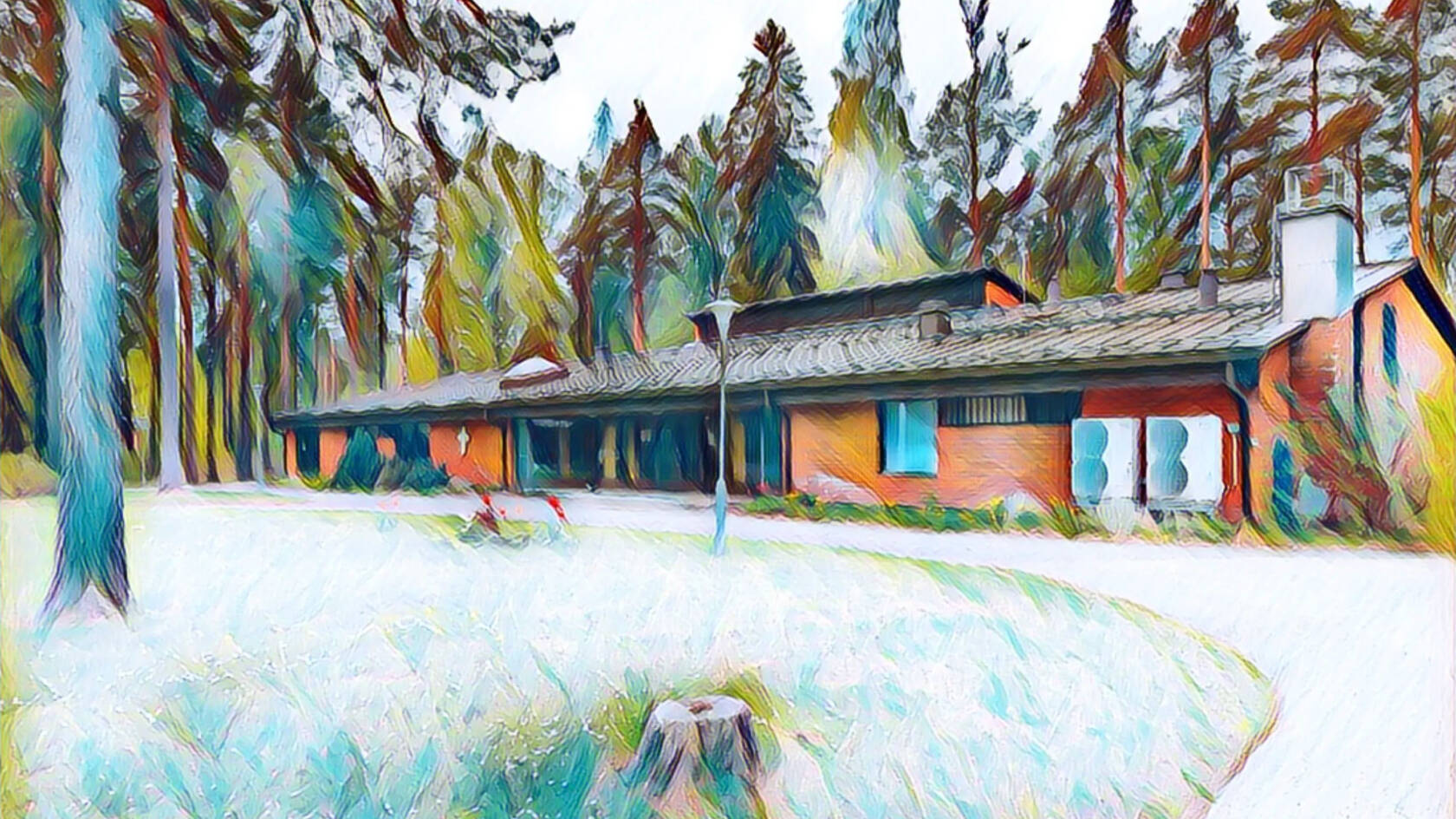 Pulpin seurakuntatalo.