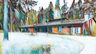 Pulpin seurakuntatalo.